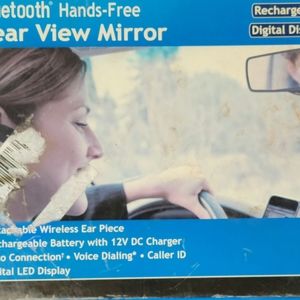 hands free Bluetooth rear view mirror